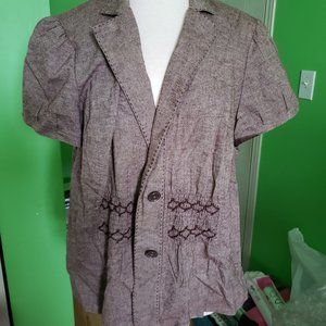 Cute Button up jacket - Size XL